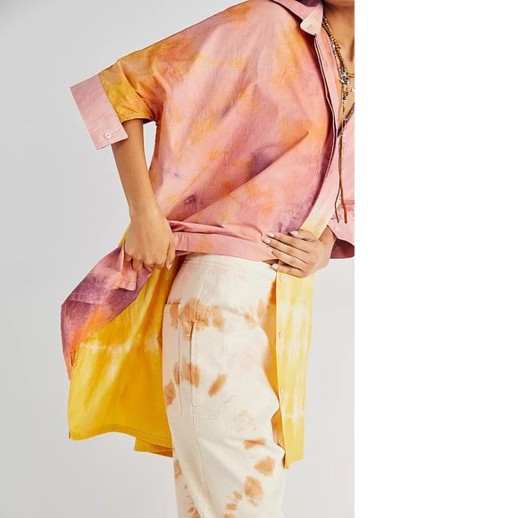Free People x Maria Bouvier Hibisco Dress - One Size - Picture 3 of 7